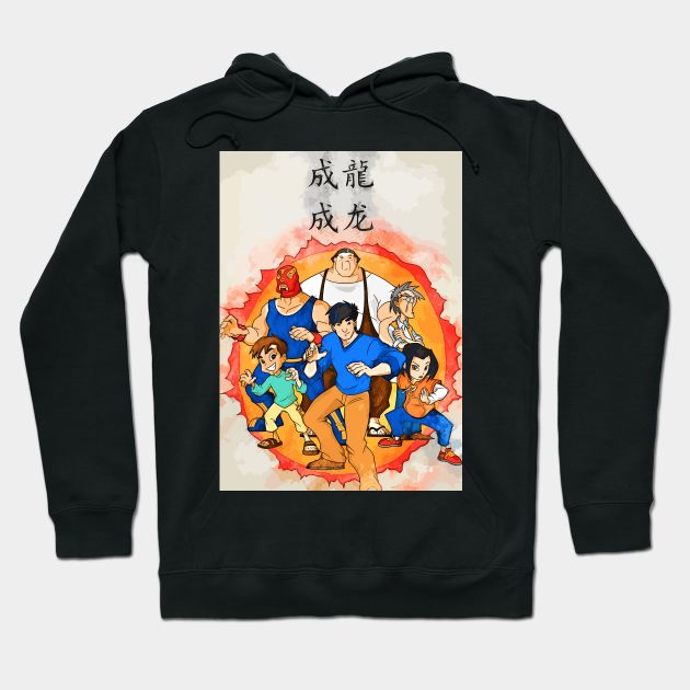 Jackie Chan Hoodie by store of art